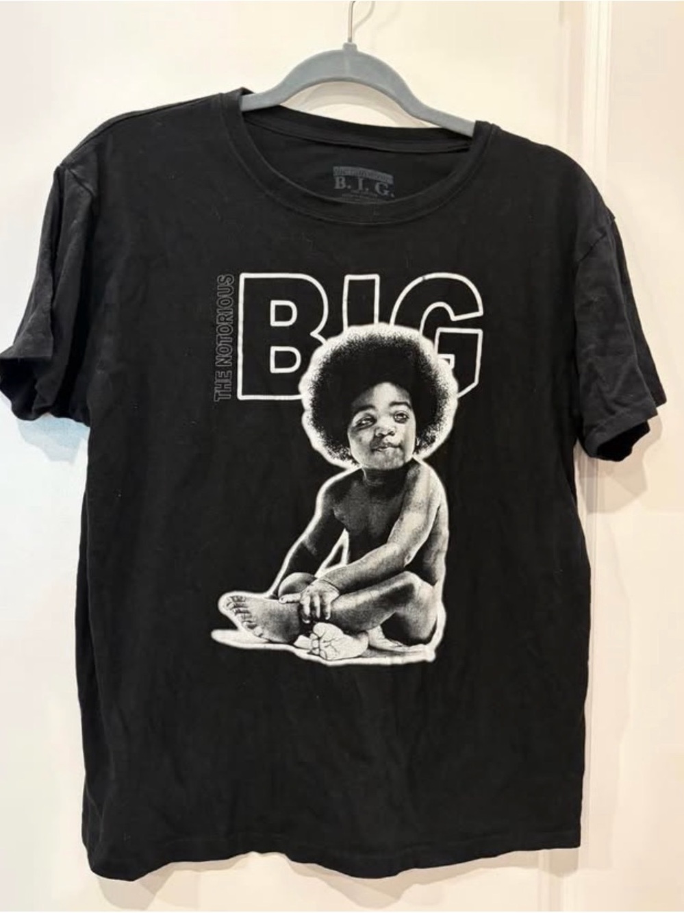 Black Graphic Kids Tee - Iconic Baby Print